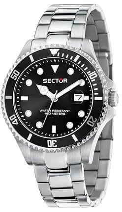 Sector No Limits Men's Watch, Time, Date, Analog, 43 mm, 230 Collection, Men's Gift Ideas
