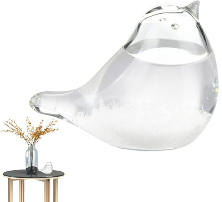 Wetterglas Sturmvorhersage – Wettervorhersage von Rush Glaass Vogelform | Sturm Brille Wettervorhersage Wetterbarometer Wut Glas Desktop Weatherr Vorhersage Station