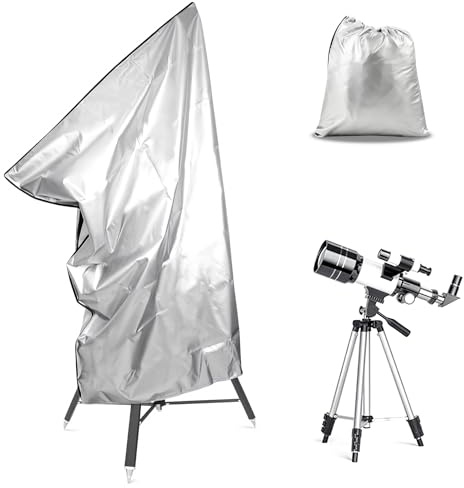 Hanlintk Teleskop-Cover 120x160 cm – Schutz vor Staub/Blättern/Dünger, Sonnenschutz, hochwertig stabil, für Teleskope/Ferngläser, Innen/Außen Lagerung