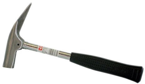 Latthammer mit Magnet, mit Stahlrohrstiel