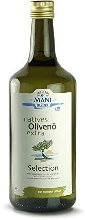 MANI Bio Olivenöl Nativ Extra 1L – Kaltextrahiertes Premium Olivenöl aus Griechenland (Kreta) – 100% naturbelassen – Extra Virgin Olive Oil, vegan & nachhaltig, reich an Polyphenolen