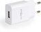 OcioDual Cargador de Pared EU, 1 Puertos USB de 5v, 2A, 10W, Cargador para Smartphones, Adaptador de Corriente para Enchufe USB, Carga rápida, Modelo: ST660, Blanco