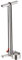 Lezyne Hi Gloss 1-fp-cncdr-v506 Unisex Adult Bicycle Foot Pump, Silver