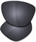 SAUCER Verres de rechange haut de gamme pour lunettes de soleil Oakley Frogskins OO9013 | Frogskins Low Bridge Fit OO9245 – Shield Black Polarized