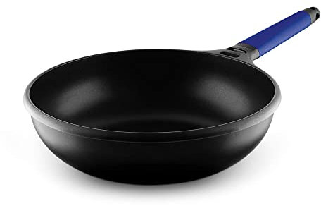 Fundix - Wok Inducción Mango Azul Marino 28 cm