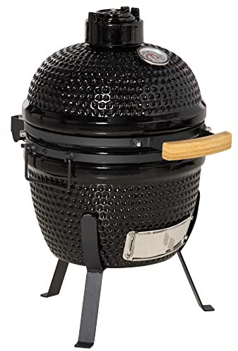 Outsunny Ceramic BBQ Grill Smoker Oven Charcoal BBQ Japanese Egg Barbecue