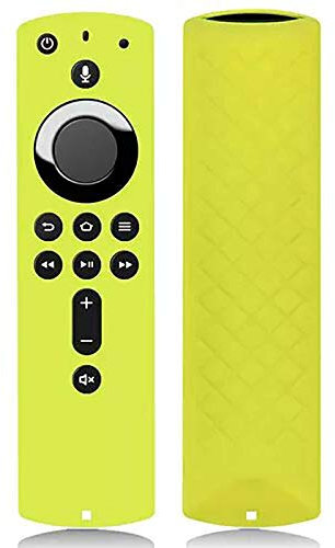 Ellenne - Funda protectora de silicona para Amazon Fire TV 4K Alexa