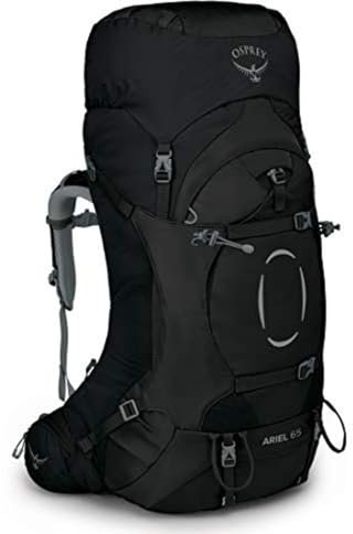 Osprey Ariel 65 Trekkingrucksack für Frauen Black - XS/S