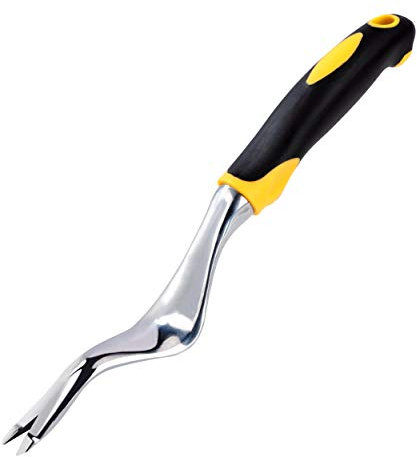 ISIYINER Désherbeur à Main de Jardin Hand Weeder Garden Caoutchouc Poignée Pelouse Cour pour Plantation