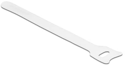 Delock Klett-Kabelbinder L 150 x B 12 mm weiß 10 Stück