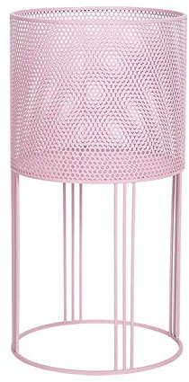 Porta piante in metallo con griglia floreale Fioriera interna, mensola, 6 colori (colore: verde), Taglia: Arancione (Taglia : Rosa)