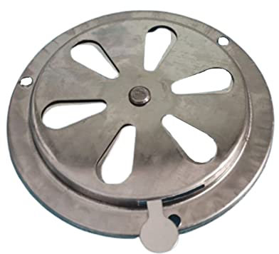 Rejilla de ventilación de aire Rejilla de ventilación de aire Rejilla de ventilación ajustable de acero inoxidable Cubierta de disipación de calor Secadora Termostato Horno Escape Pieza de repuesto