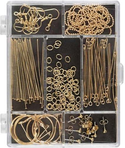 Hobby Welt kreativ Schmuck Bastel Starterset, gold