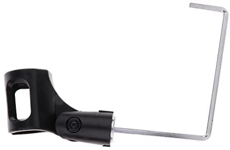 BESSTUUP Durable Saxophone Microphone Clip Holder, Sax Stage Accessory,