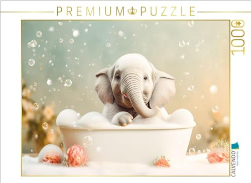 CALVENDO Puzzle ... in der Badewanne | 1000 Teile Lege-Größe 64 x 48 cm Foto-Puzzle für glückliche Stunden