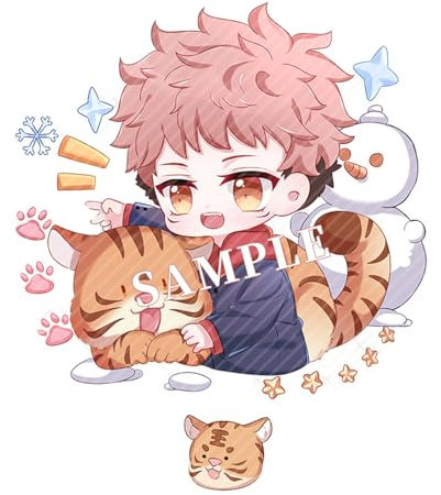 acsewater Anime Jujutsu Kaisen Schlüsselanhänger Niedlich Schmuck Acryl Zubehör Fushiguro Megumi Gojou Satoru Yuji Anhänger Ornament Schlüsselanhänger Tasche Autoschlüssel Neuheit Geschenk