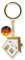 KEYSPACE Schlüsselanhänger Haus Gold Metall - Wohnung Einzugsgeschenke - Partner Geschenke