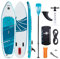 Hala Stand Up Paddling Board 10', 83cm Breit, US FIN PRO, Tail Kicker, 3 Finnen Design, Komplett mit Qualitätszubehör SUP Board