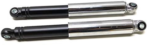 Stoßdämpfer Satz Federbein Hinten passend für Simson KR51/1 KR51/2 SR4-2 Schwalbe Star - 310mm Chrom Schwarz
