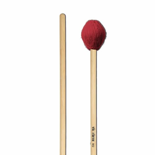 Vic Firth American Custom Series - Marimba Mallets - Medium Round Head - Pair