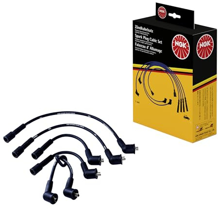 NGK 9076 Zündleitungssatz Zündkabelsatz Kompatibel mit TOYOTA TERCEL L1, L2 72385585 RC-ET1204 ZE9818140