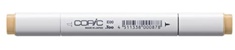 COPIC Classic Marker Typ E - 00, Cotton Pearl, professioneller Layoutmarker, mit einer breiten und einer feinen Spitze