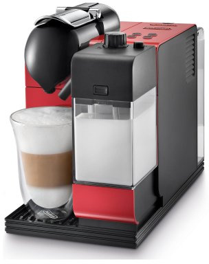 De'Longhi EN 520.R Nespresso Lattissima + / Nespresso System/Milchschaum-System/Passion Red
