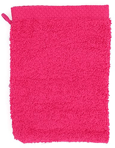 Linnea Gant de Toilette 16x21 cm Pure Fuchsia 550 g/m2