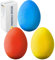 The Friendly Swede 3 Stück Eiförmige Griffbälle - Antistressball, Handtrainer und Fingertrainer mit unterschiedlichen Härtegrade (Klein)