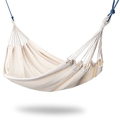 Tortola Ivory Outdoor Garden Double Hammock - Large Two Person Hammock