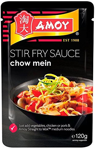 Amoy Directamente Al Wok Mein Salsa De Salteados (120g) (Paquete de 6)
