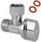 Altech Laiton robinet d'arrêt - wc - equerre - 1/4 de tour - diamètre 12 x 17 - arco de741u