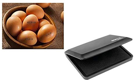 Colop Stempelkissen in Eier-/Lebensmittelqualität, gebrauchsfertig, Schwarz