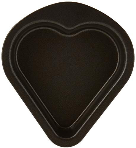 Tala 2 Mini Heart Non-Stick Cake Pans - Heart-Shaped Baking Tins with Fixed Base - Even Heat Distribution - Easy Food Release, Dishwasher and Freezer Safe - 2 Pack