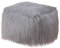 Morbuy Lange Plüsch Platz Aufblasbarer Hocker Sofa Home Dekoration Tragbarer Stuhl, Air gefüllt Komfort Sitz ideal als Fußhocker und tragen Sie Schuhe Hocker Fußhocker (50cm x 35cm,Grau)