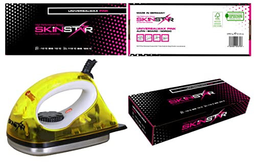 SkinStar Sciolina-Start Set 2-Teilig con Ferro da Stiro Universale Cera all in One