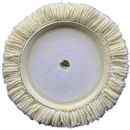 150mm (6 Zoll) Auto Polierpad Polierhaube Klett Set aus Wolle Polierset Polierscheibe Wollpad für Poliermaschine Polierfell Polierhaube Klettrücken