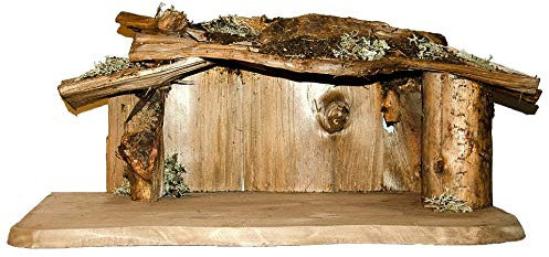 ChoralisWoodArt Krippenstall aus Holz