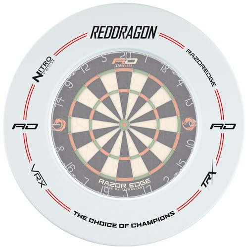 RED DRAGON Weiß Dartboard-Einfassung