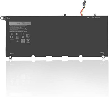 Exmate 60Wh Batterie PW23Y RNP72 TP1GT pour Dell XPS 13 9360 Series 13-9360-D1605G 13-9360-D1605T 13-9360-D1609 13-9360-D1609G 13-9360-D1705G[7.6V 7895mAh]