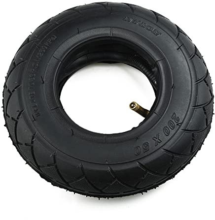 Innenschlauch für Elektro-Scooter, 200 x 50 mm, 20 cm, Gummireifen und Innenschlauch Zubehör für Elektroroller, verdickter HQ