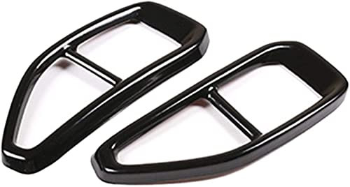 GMHB Für B&MW G20 G28 2019-2020 Auspuff-Tail-Spitze Edelstahlauto-Auspuffrohr Heckhals-Dekor-Rahmen-Trimmabdeckung Rohrschalldämpfer (Farbe : Schwarz)