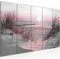 Runa Art Bild Strand Sonnenuntergang Wandbilder auf Vlies Leinwand 5 Teilig Wanddekoration Schlafzimmer Wohnzimmer 041756b