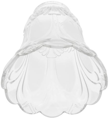 Veemoon pantalla de vidrio esmerilado tulipa ventilador techo forma de flor lamparas cubierta de vidrio candelabro e27 lámpara de pared