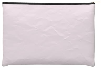 Wiederverwendbare Kosmetiktasche aus Papier, Wasserabweisende Kosmetiktasche, Make-up-Beutel für Damen, Reise-Organizer/Hellviolett