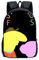 PEAJPBS Smiling Anime Schulrucksack Kinder Lächelnder Freund Gamer Rucksack, School Backpack for Kid Boys Girls Teens Lightweight Bookbag Laptop Backpack Casual Daypack Schwarz 40 * 30 * 13cm