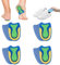 Lectorias 4 Paires Talonnette Epine Calcaneenne, Talonnette Tendon d'Achille Silicone, Talonnettes Gel Épine Calcanéenne, Semelle Talon Gel, Talonnettes Orthopédiques pour Fasciite Plantaire