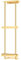 STWWO Towel Racks for Bathroom with Shower Caddy with Metal Shelf, 36.4 inch Bathroom Towel Storage Wall Mounted, Gold