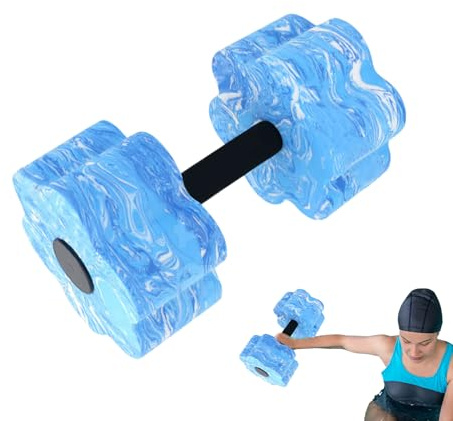 Subbells Blumen Fitness Hanteln für Wasser | Leichte Schwimmbadübungen, Wiederverwendbare Trainingsgeräte für Männer, Frauen