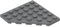 Gobricks 6106 Circular Plate Wedge Plate 6 x 6 Cut Corner 10 Pieces GDS-702 Compatible with Lego Building Blocks Color:Dark Bluish Gray 072